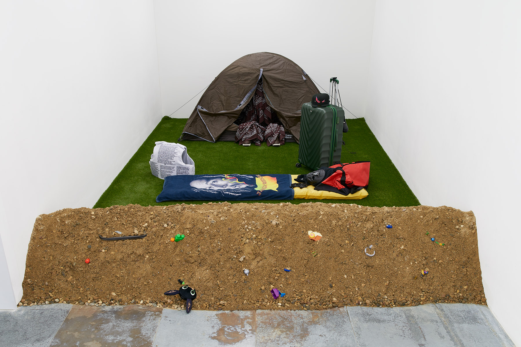 R.I.P. Germain “ALLAH Burned His Brain', 2022, V.O Curations, London, Photographed By Theo Christelis I