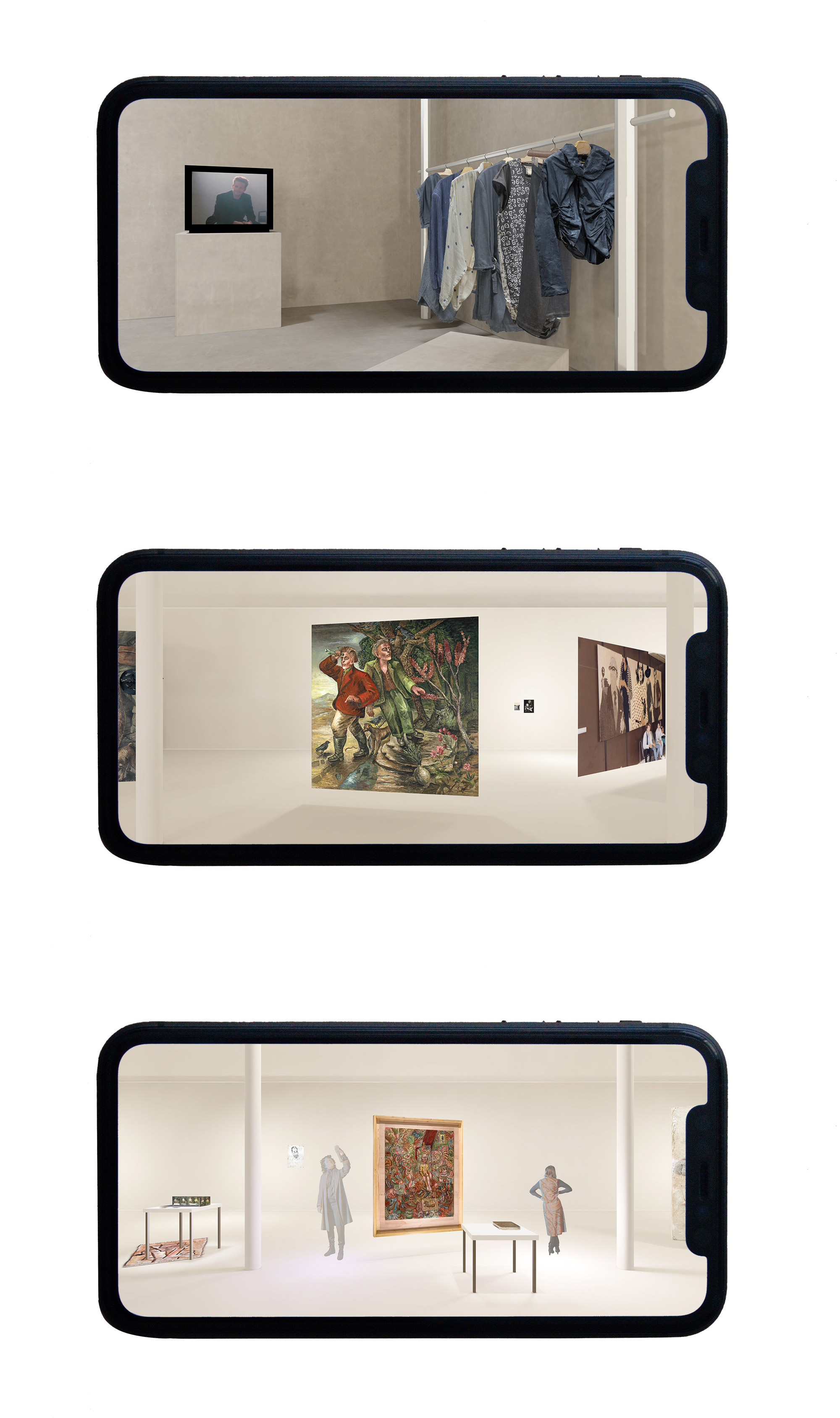 Iphone Mockup Exhibit Frame Combo