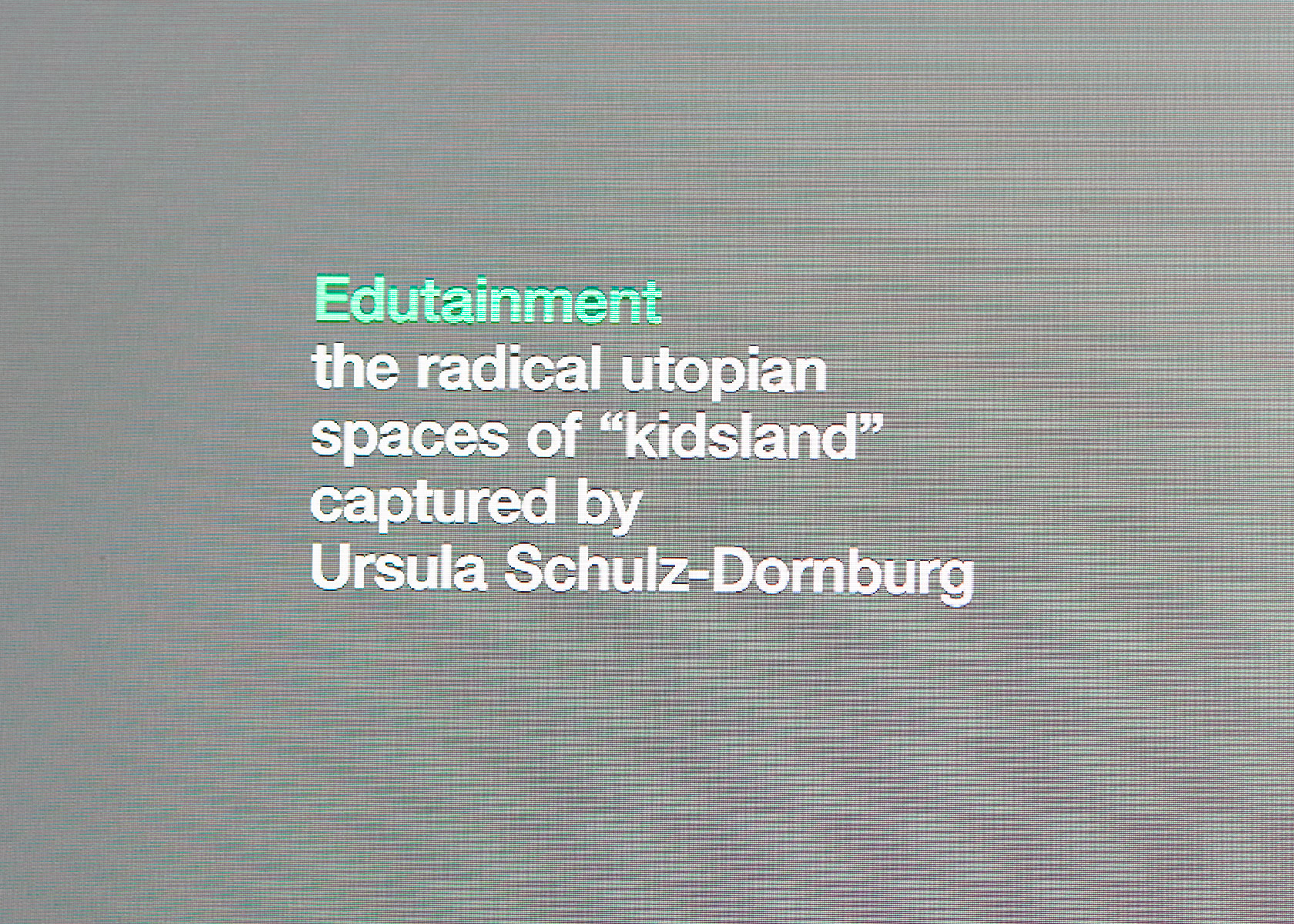 Headline Ursula Schulz Dornburg