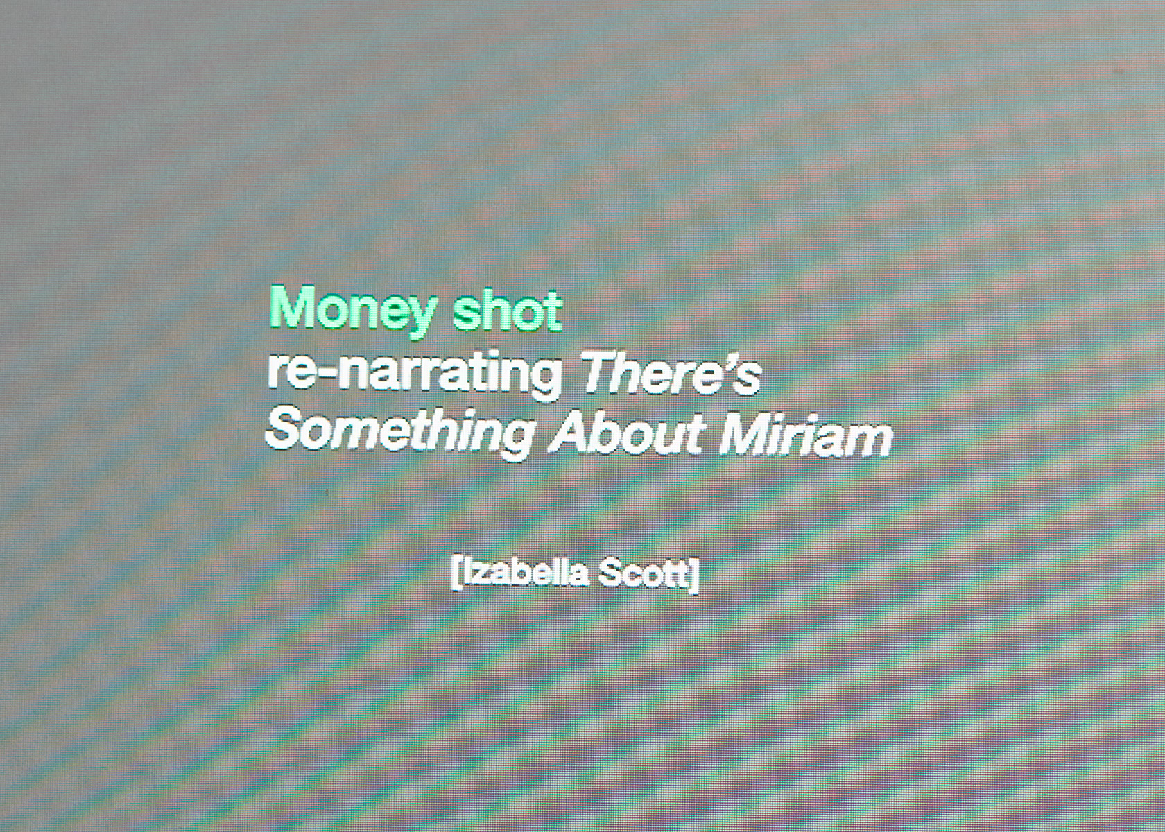 Headline Izabella Scott